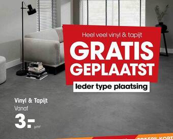 Kwantum Vinyl & tapijt aanbieding