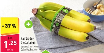 Fairtrade biobananen