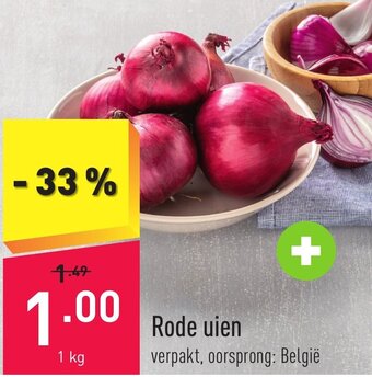ALDI Rode uien aanbieding