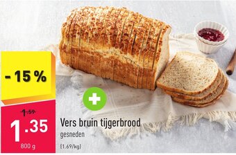 ALDI Vers bruin tijgerbrood aanbieding
