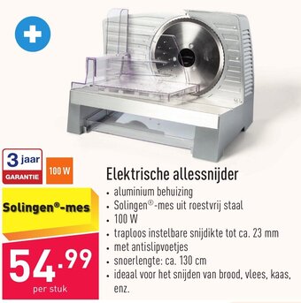 ALDI Elektrische allessnijder aanbieding