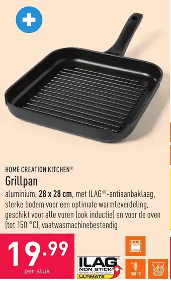 ALDI Home Creation Kitchen Grillpan aanbieding