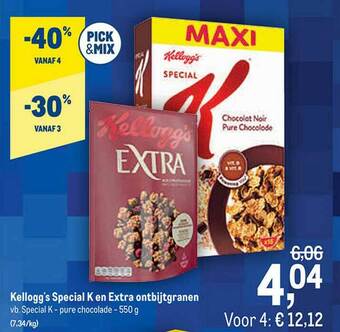 Kellogg's Special K En Extra Ontbijtgranen