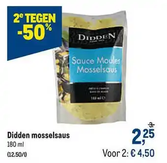Didden Mosselsaus 2e Tegen -50%