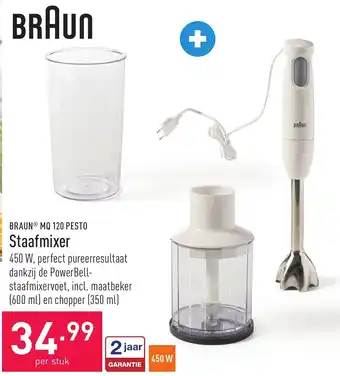 ALDI Braun MQ 120 Pesto Staafmixer aanbieding