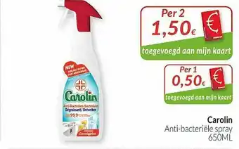 Intermarché Carolin Anti-bacteriële Spray aanbieding