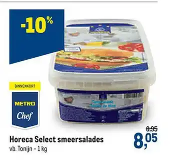 Makro Horeca Select Smeersalades aanbieding