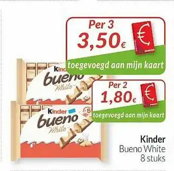 Intermarché Kinder Bueno White aanbieding