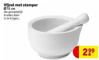 Vijzel Met Stamper 11 Cm