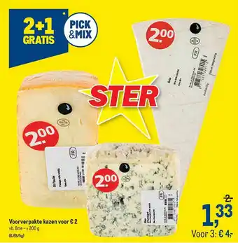 Makro Voorverpakte Kazen aanbieding