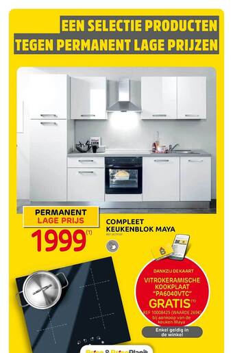 Brico Compleet keukenblok maya aanbieding