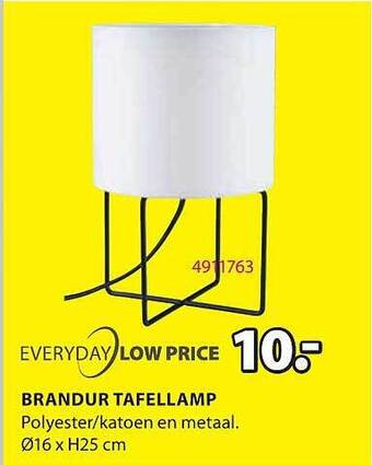 Brandur tafellamp