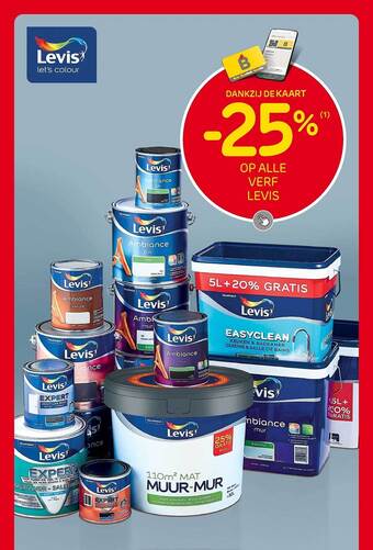 Brico Verf levis aanbieding