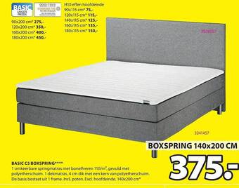 Jysk Basic c5 boxspring aanbieding