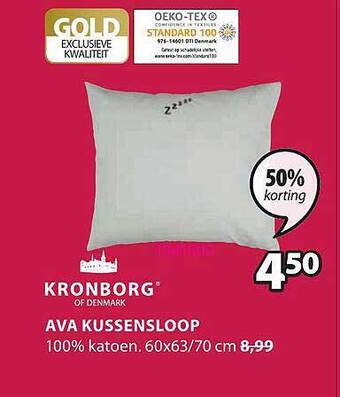 Jysk Ava kussensloop aanbieding