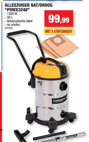 Hubo Alleszuiger nat-droog aanbieding