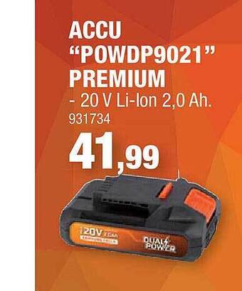 Hubo Accu premium aanbieding