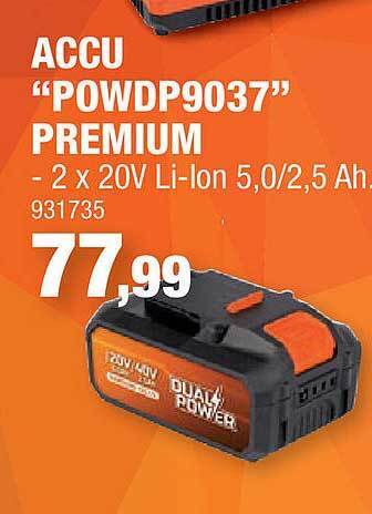 Hubo Accu premium aanbieding