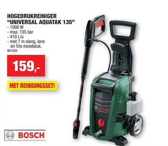 Hubo Hogedrukreiniger universal aquatak 135 aanbieding