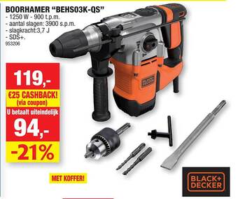 Hubo Boorhamer aanbieding