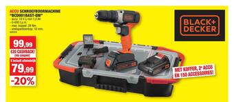 Hubo Accu schroefboormachine aanbieding