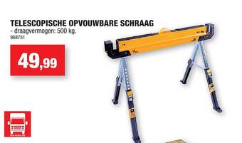 Hubo Telescopische opvouwbare schraag aanbieding
