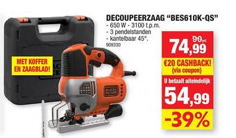 Hubo Decoupeerzaag aanbieding