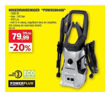 Hubo Hogedrukreiniger aanbieding