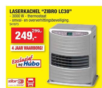 Hubo Laserkachel zibro lc30 aanbieding
