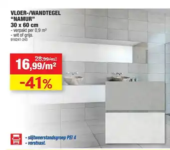 Hubo Vloer--wandtegel namur aanbieding