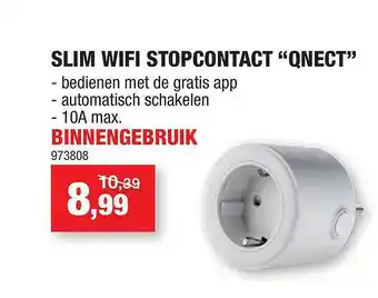 Hubo Slim wifi stopcontact qnect aanbieding