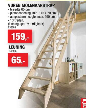 Hubo Vuren molenaarstrap aanbieding