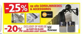 Hubo Gordijnroedes & accessoires aanbieding