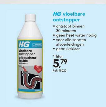 Hubo Hg vloeibare ontstopper aanbieding