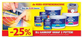 Hubo Hubo verfmengmachine aanbieding