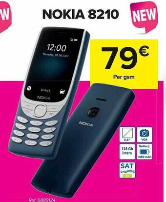 Carrefour Nokia 8210 aanbieding
