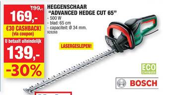 Hubo Heggenschaar advanced hedge cut 65 aanbieding