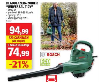 Bladblazer--zuiger universal tidy