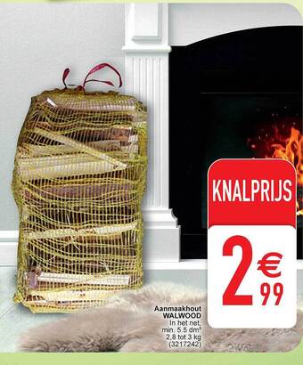 Cora Aanmaakhout walwood aanbieding