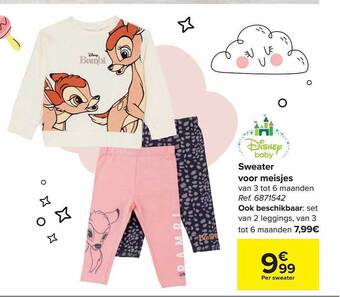 Carrefour Sweater voor meisjes aanbieding