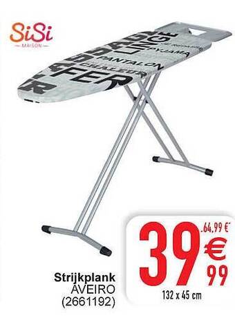 Cora Strijkplank aanbieding