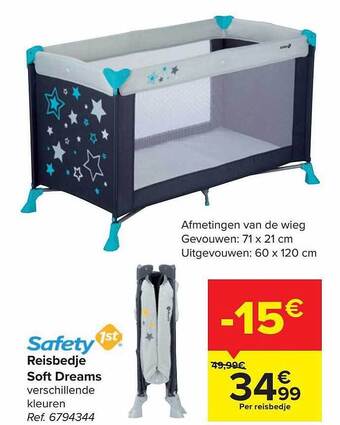Carrefour Reisbedje soft dreams aanbieding