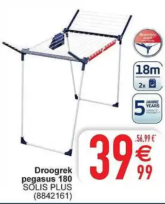 Cora Droogrek pegasus 180 aanbieding