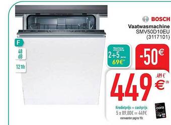 Cora Bosch vaatwasmachine aanbieding