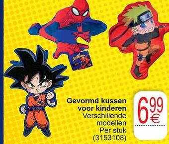 Cora Gevormd kussen voor kinderen aanbieding