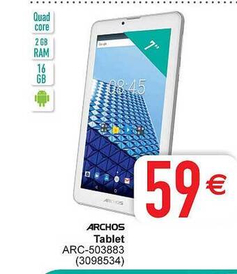 Cora Archos tablet aanbieding