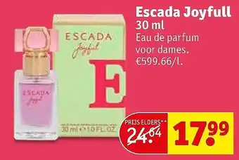 Kruidvat Escada Joyfull 30 Ml Eau De Parfum aanbieding