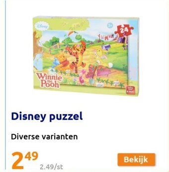 Action Disney Puzzel aanbieding
