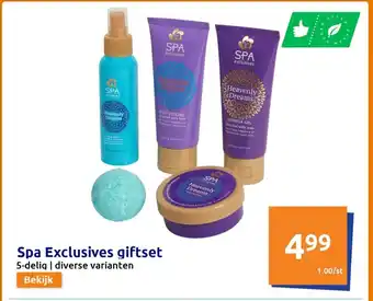 Action SPA Exclusives Giftset 5-delig aanbieding