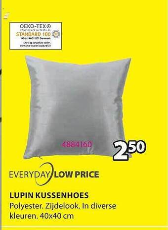 Jysk Lupin kussenhoes aanbieding